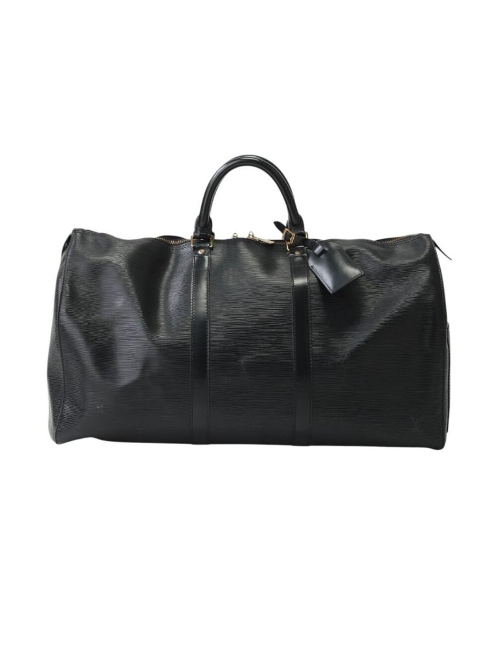 Louis Vuitton Epi Keepall 50 Boston Bag Black